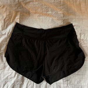 Athleta black running shorts